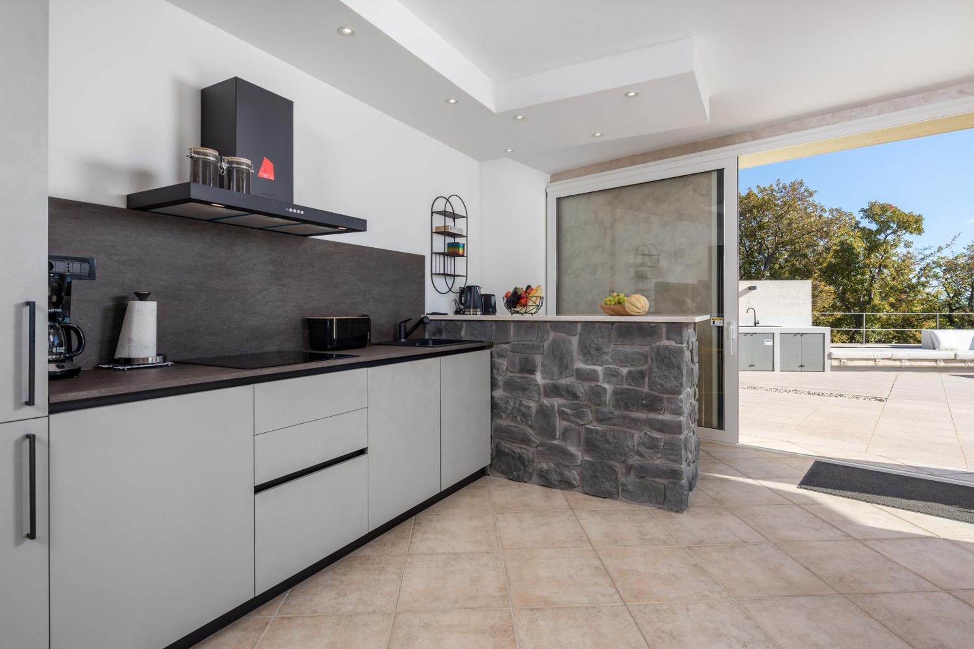 Luxury Villa Ostro With Pool & Krk Bridge View Kraljevica Exterior foto