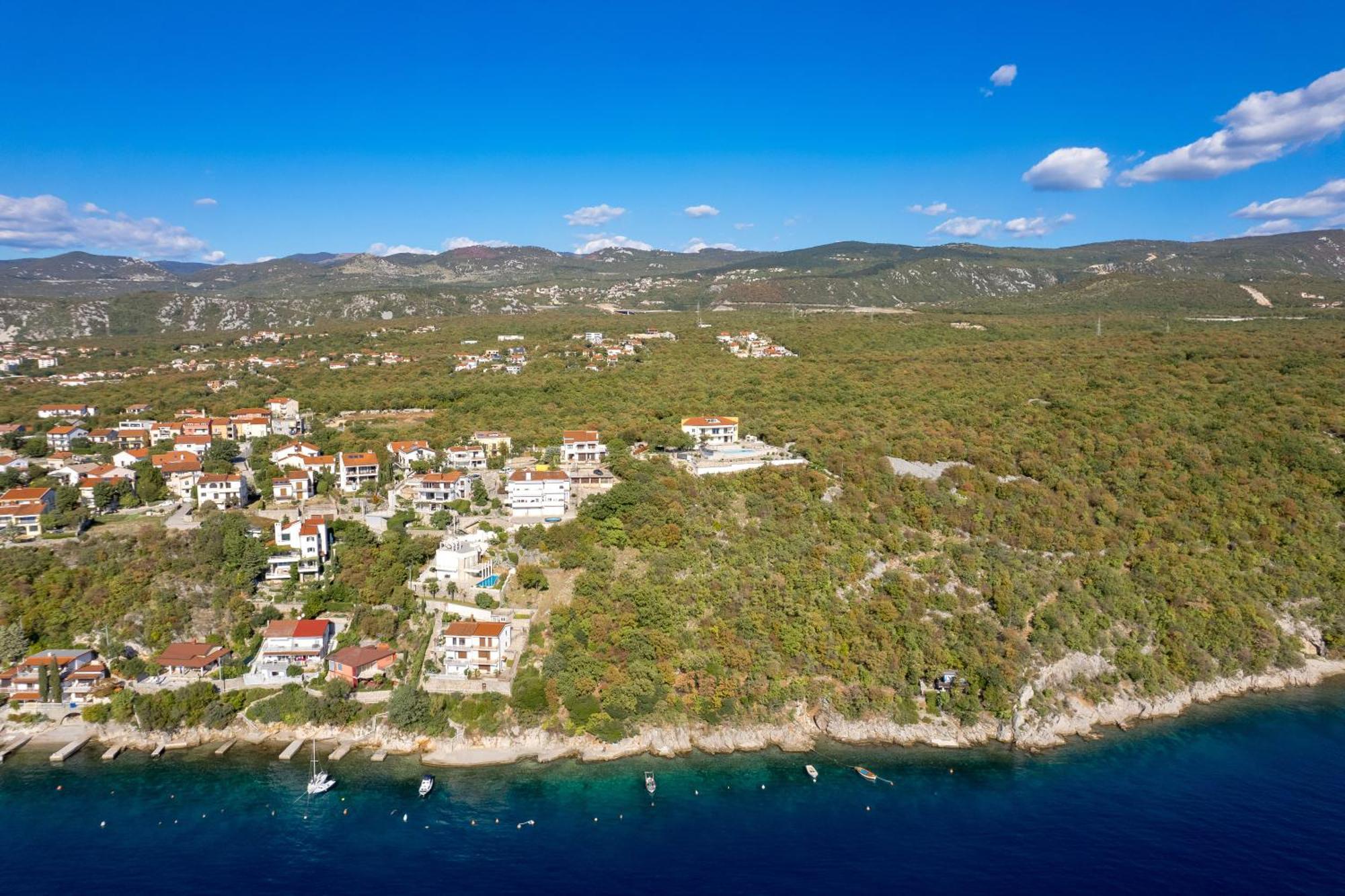 Luxury Villa Ostro With Pool & Krk Bridge View Kraljevica Exterior foto
